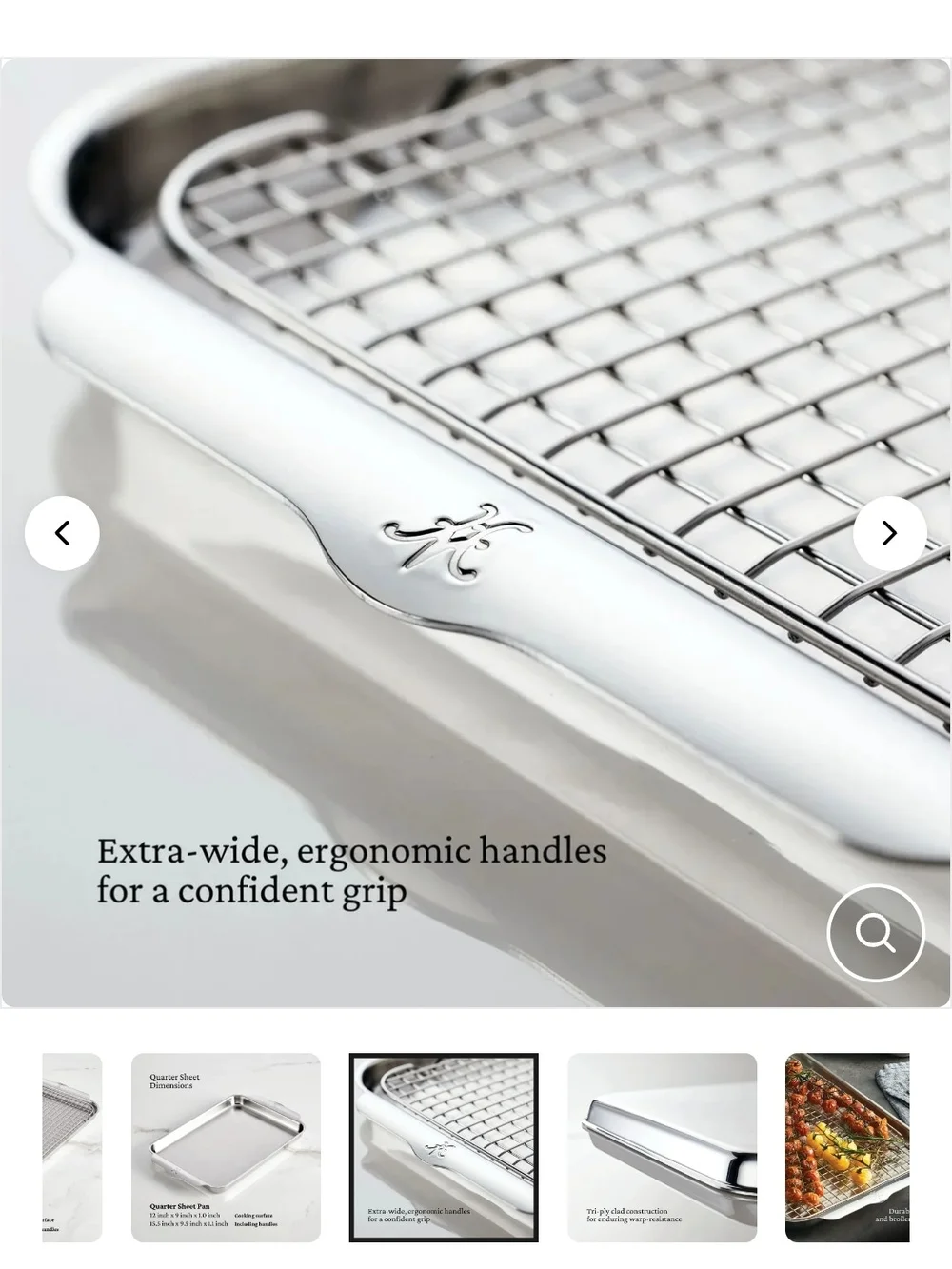 Not For Sale Hestan ovenbond 3 piece set quarter sheet pan half sheet pan